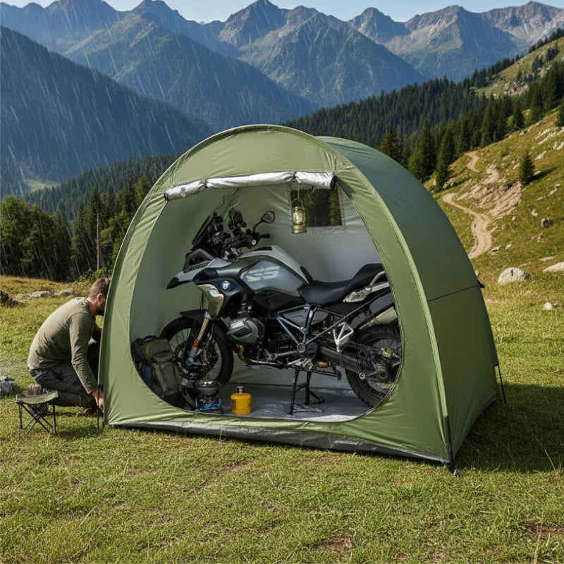 Portable Bike Storage Tent for 2 Bikes – Outdoor Foldable Bicycle Garage