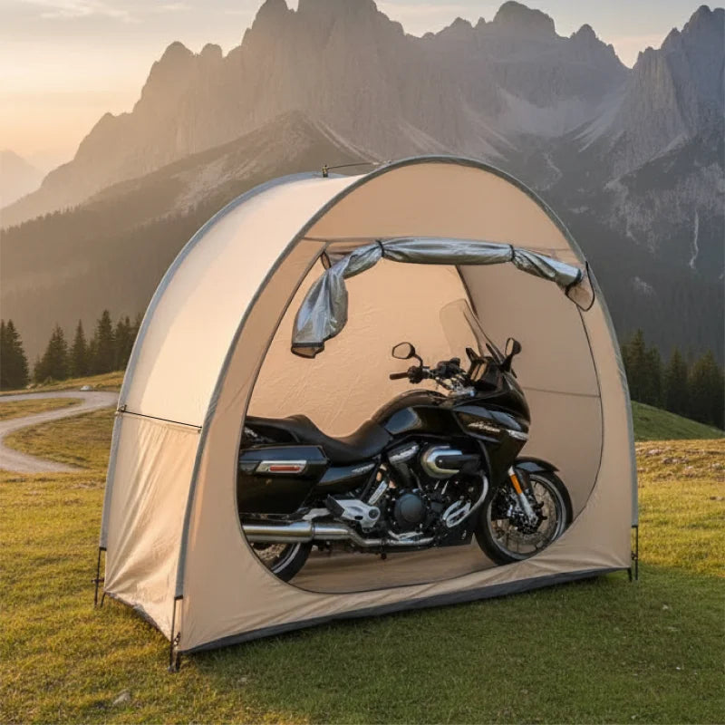 Portable Bike Storage Tent for 2 Bikes – Outdoor Foldable Bicycle Garage