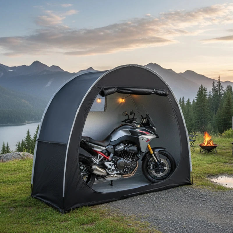 Portable Bike Storage Tent for 2 Bikes – Outdoor Foldable Bicycle Garage