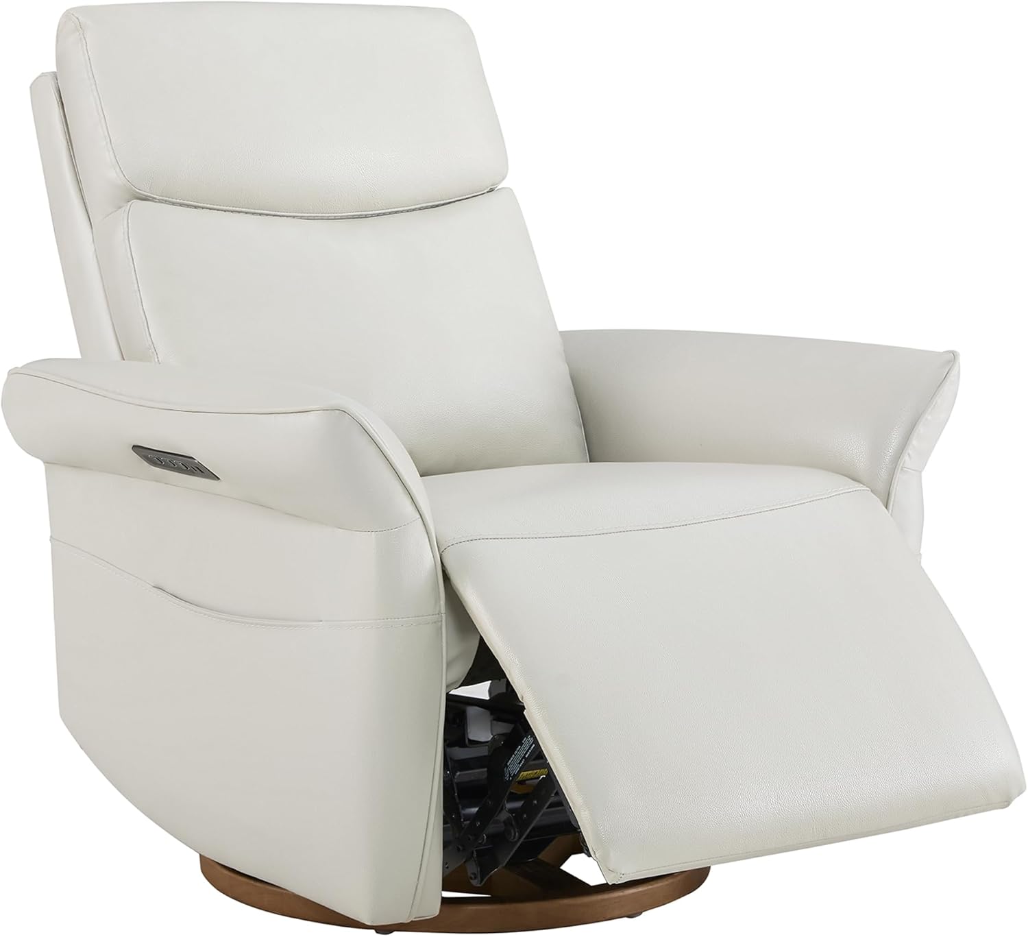 New Power Recliner Chair – Triple Motor Swivel Glider Nursery Rocking Chair with Adjustable Headrest & Lumbar Support