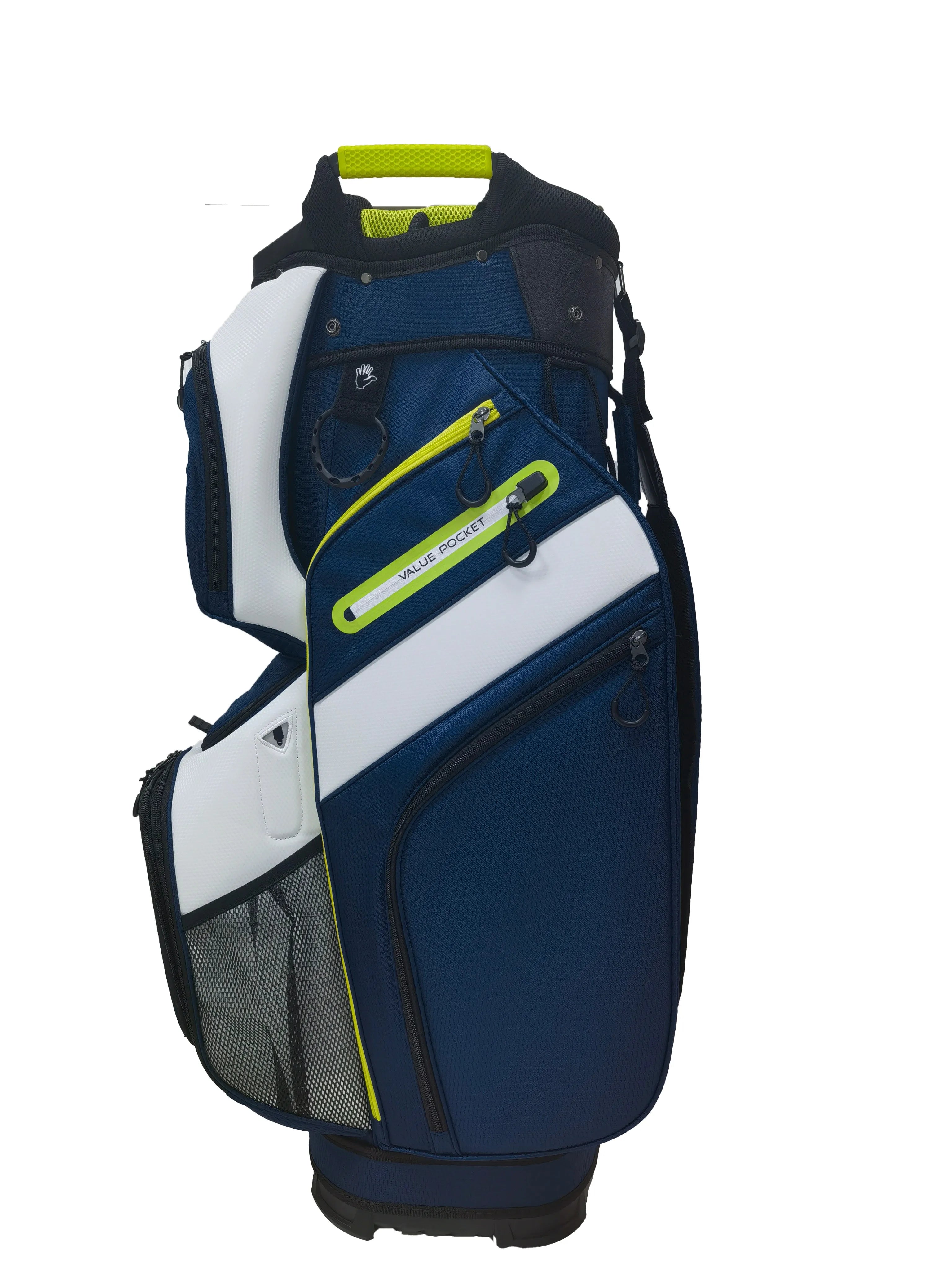 Premium Storage Pockets High-Quality Golf Cart Bag with 14-Way Divider