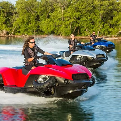 New 1400cc Amphibious Quadski ATV Jet Ski | Professional All-Terrain Watercraft for Land & Water Adventures