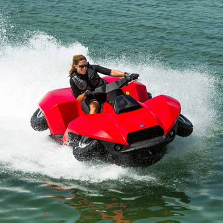 New 1400cc Amphibious Quadski ATV Jet Ski | Professional All-Terrain Watercraft for Land & Water Adventures