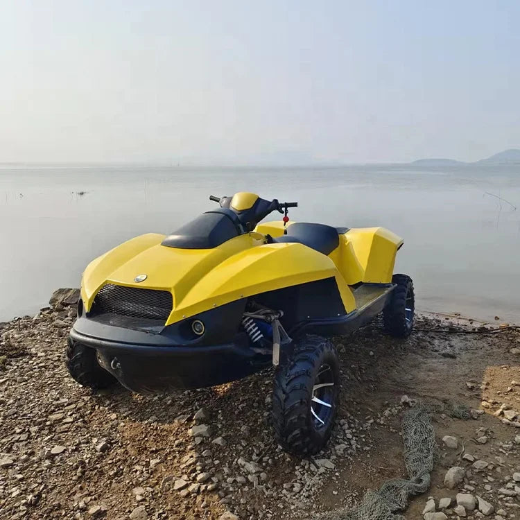 New 1400cc Amphibious Quadski ATV Jet Ski | Professional All-Terrain Watercraft for Land & Water Adventures