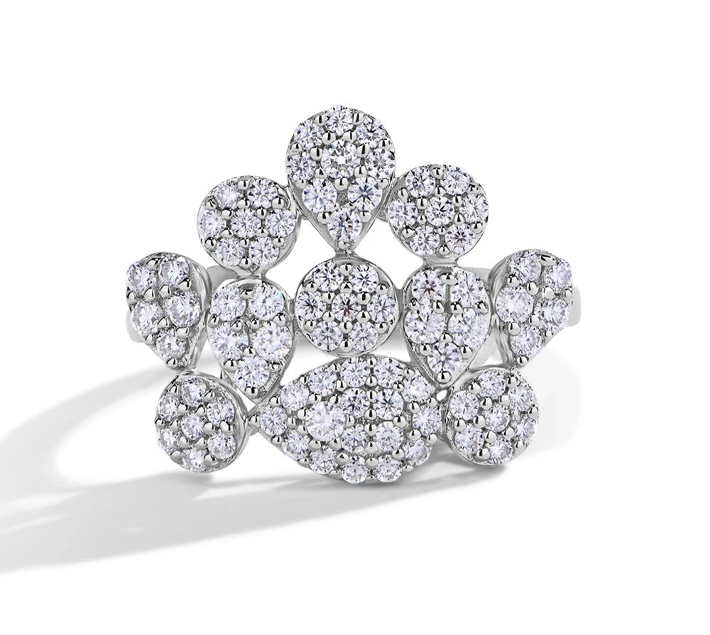 Luxury Moissanite Women Jewelry Set in Sterling Silver