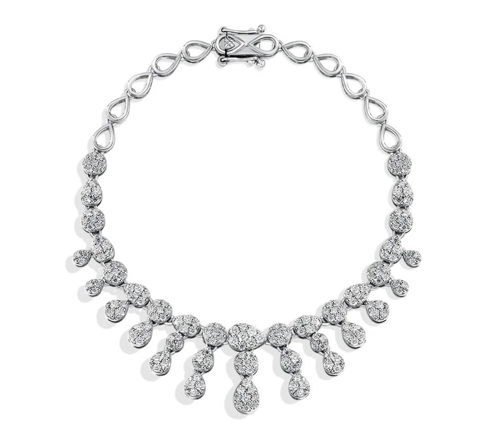 Luxury Moissanite Women Jewelry Set in Sterling Silver