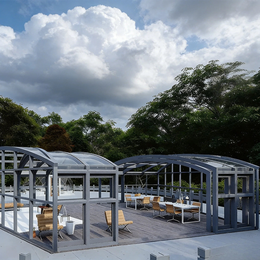 Fully Automatic Retractable Multipurpose Waterproof Sunroom