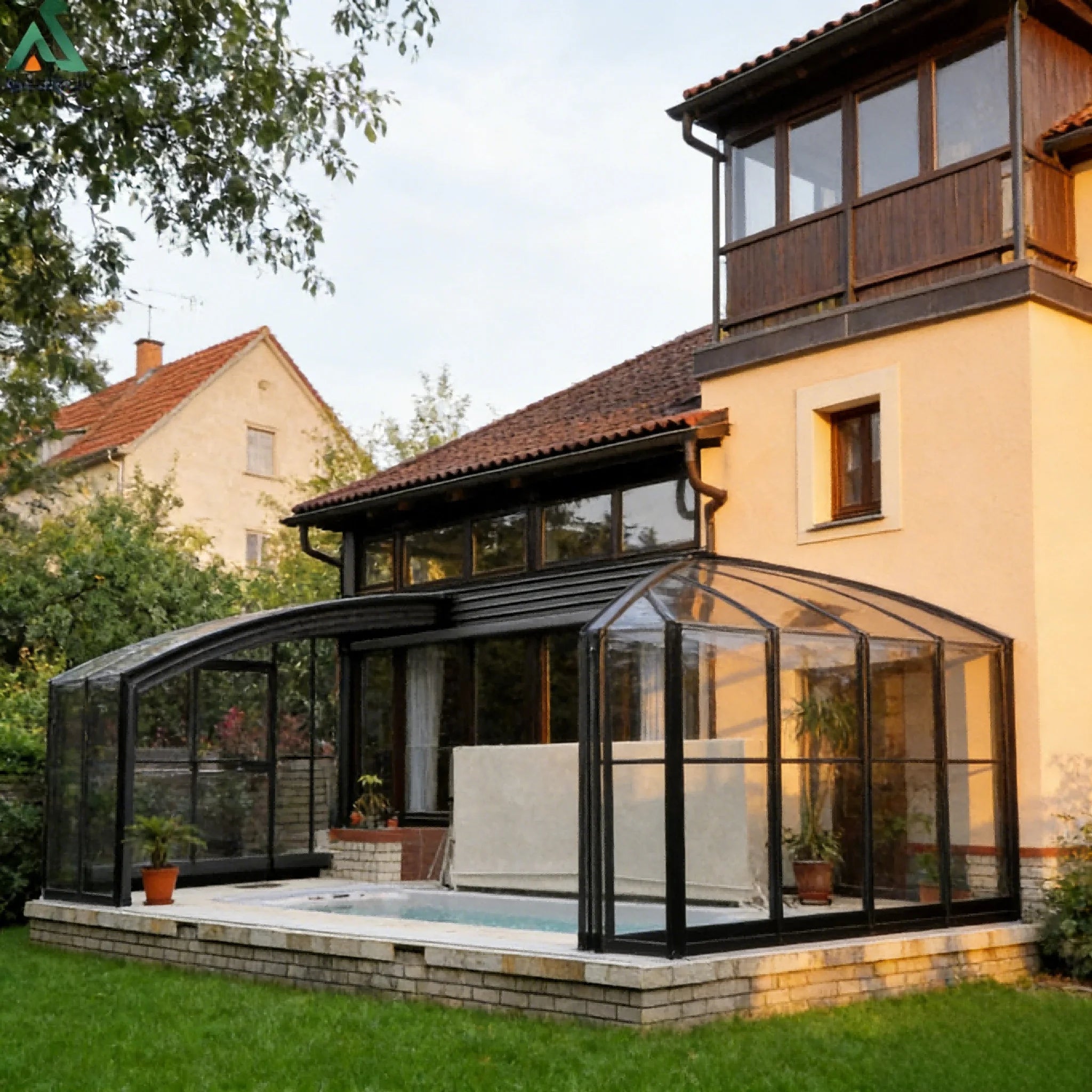 Fully Automatic Retractable Multipurpose Waterproof Sunroom