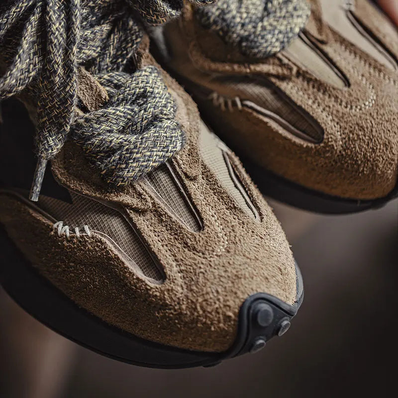 Men’s Retro 70s Casual Sneakers – Thick Sole Sporty Casual Shoes