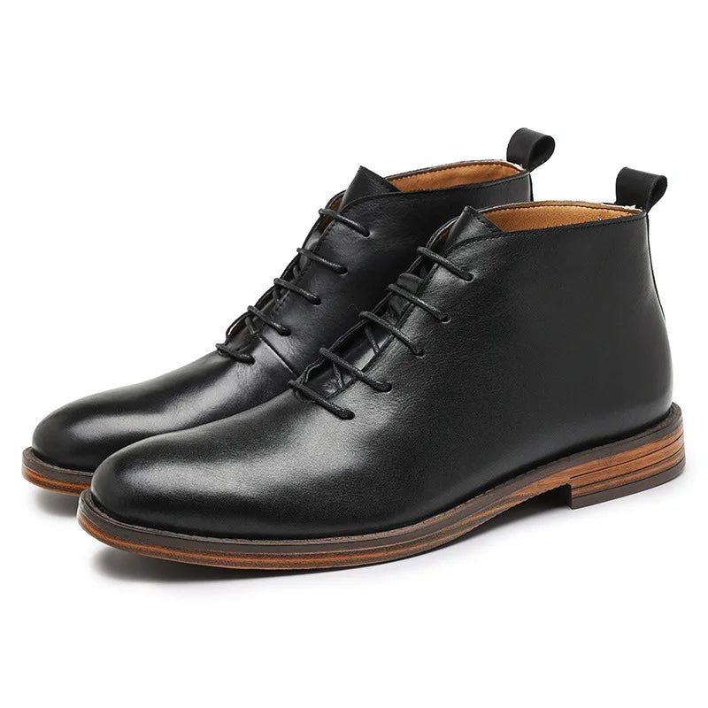 Men’s Retro Genuine Leather Ankle Boots