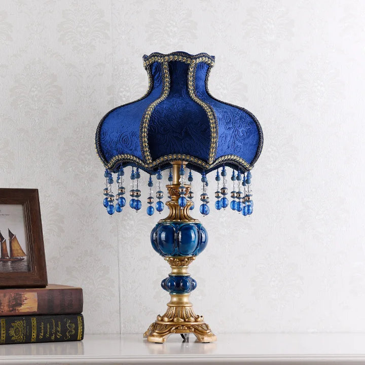 New Retro Luxury Bedside Table Lamp – Warm European Decorative Lighting
