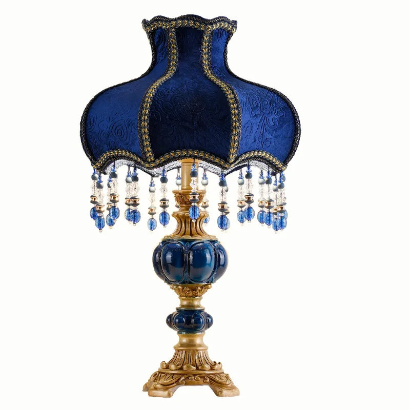 New Retro Luxury Bedside Table Lamp – Warm European Decorative Lighting