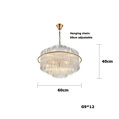 Round Oval Crystal Designer LED Chandelier – Gold, Silver &amp; Chrome Luxury Lighting