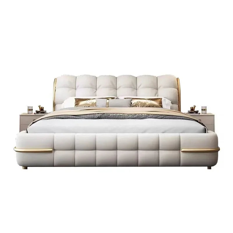 Luxury King Size with California King Bed Frame with Mattress