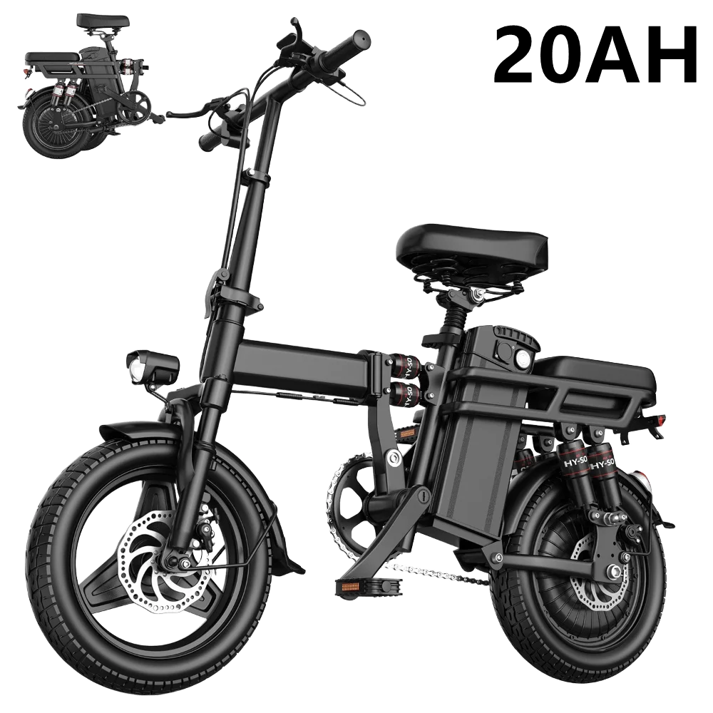 New Electric Bike for Adults, Folding Electric Bike, 500W Peak Motor