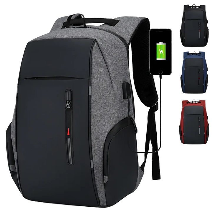 New  Anti Theft Backpack Waterproof Business 15.6 16 17 Inch Laptop  USB Notebook Travel Bags