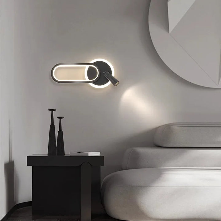 Nordic Bedside Lamp Modern Background Wall Stairwell Wall Lamp 