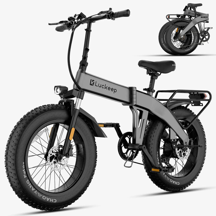 Folding Electric Bicycle 20X4.0" 1400W, Urban Adult Electric Bike