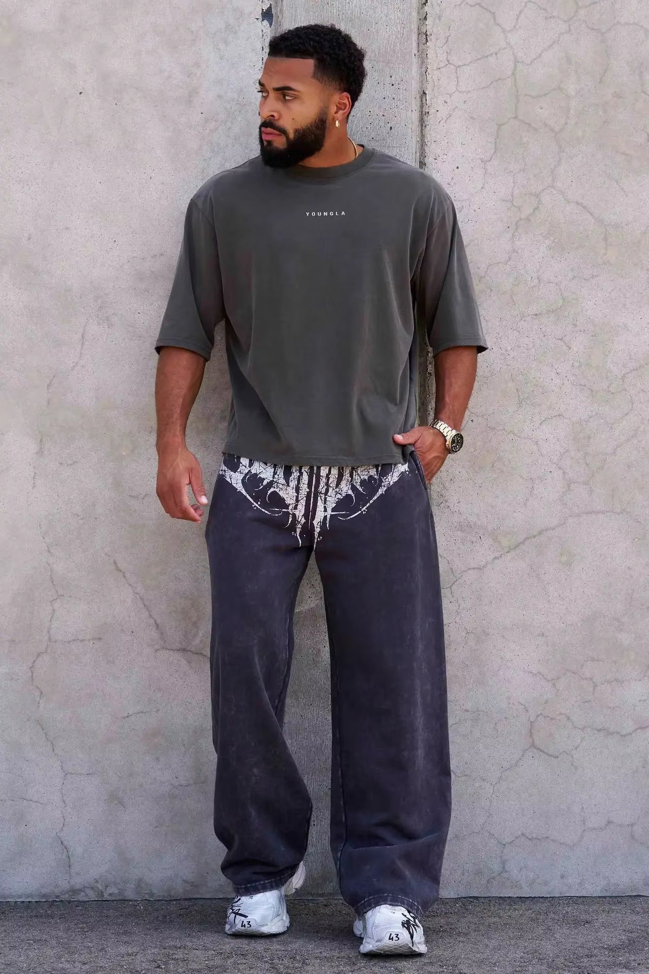 New Men's Vintage Streetwear Design Pants