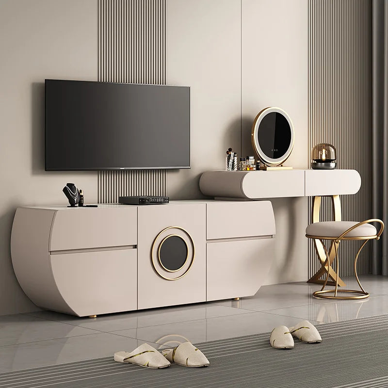 Premium Vanity Dressing Table Full Set Luxury Mirror