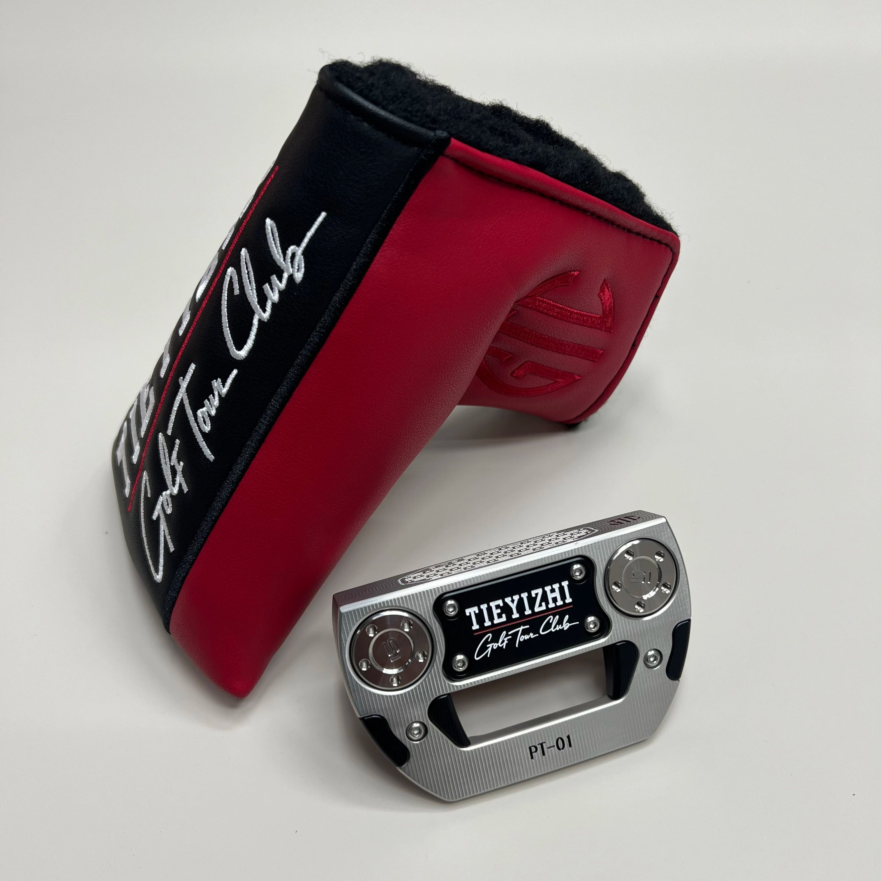 New Carbon Steel Embedded Faceplate Golf Putter Head 