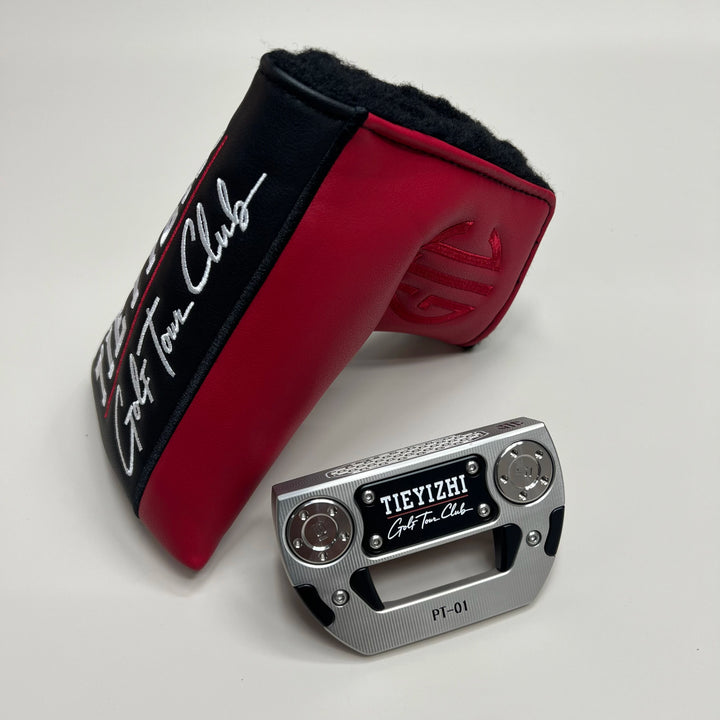 New Carbon Steel Embedded Faceplate Golf Putter Head 