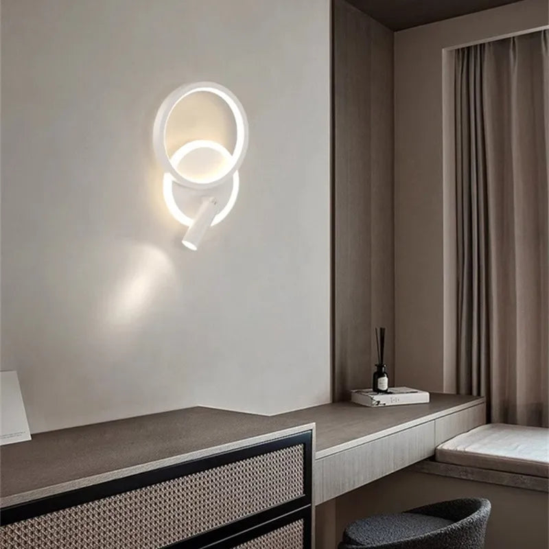 Nordic Bedside Lamp Modern Background Wall Stairwell Wall Lamp 