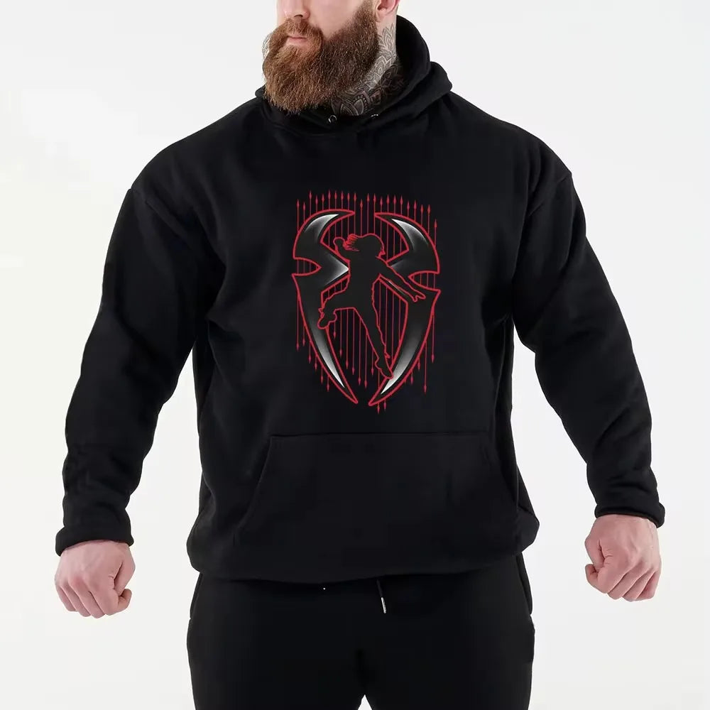 New Designed Autumn Winter New Hot Famous Wrestler Roman Reigns Hoodie StreetWear