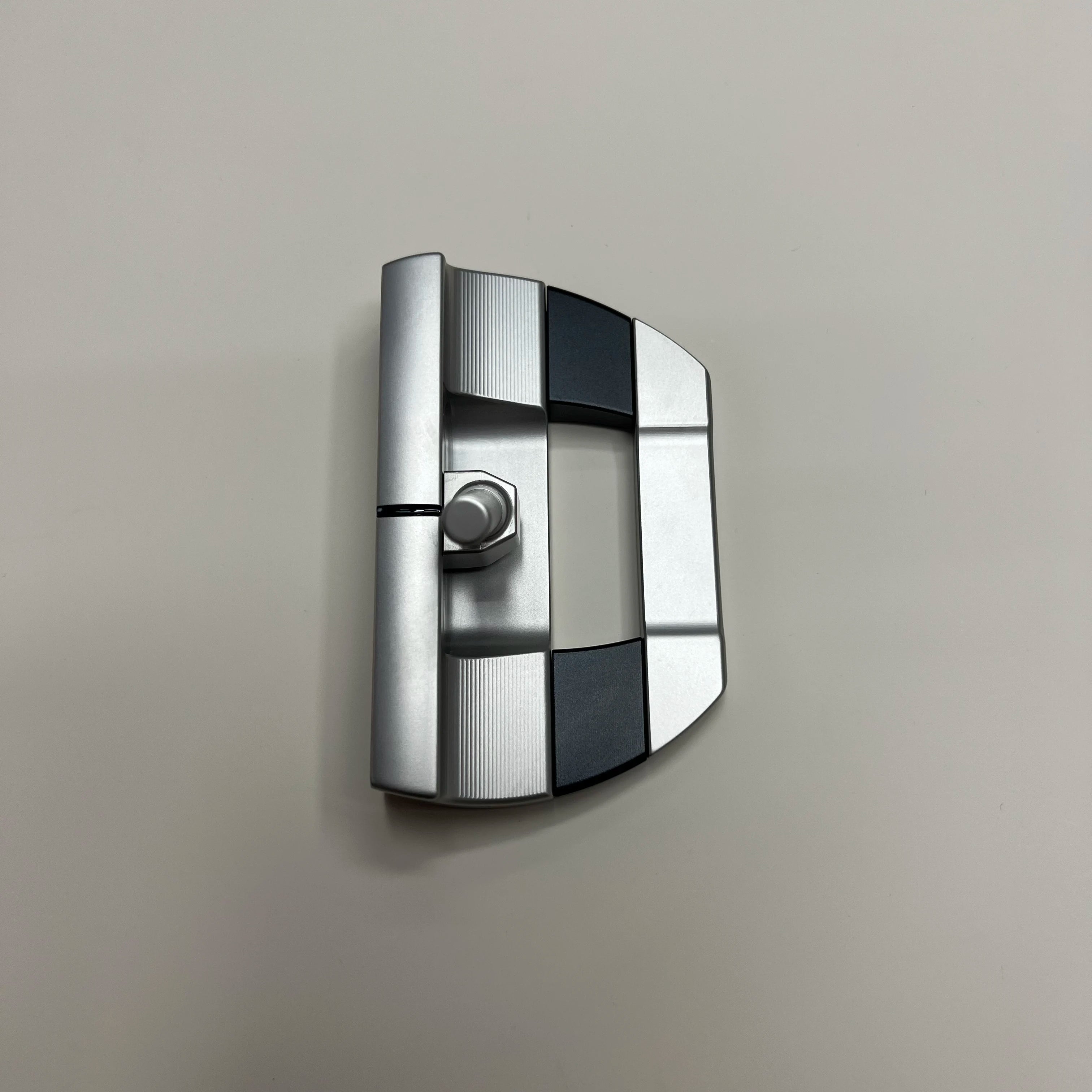New Carbon Steel Embedded Faceplate Golf Putter Head 
