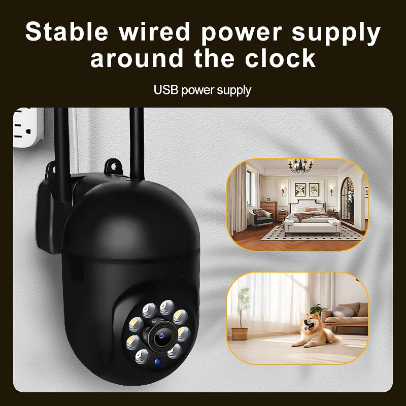 New HD Wireless Wifi Indoor Security Camera with Night Vision Tracking (Only Gift Product)