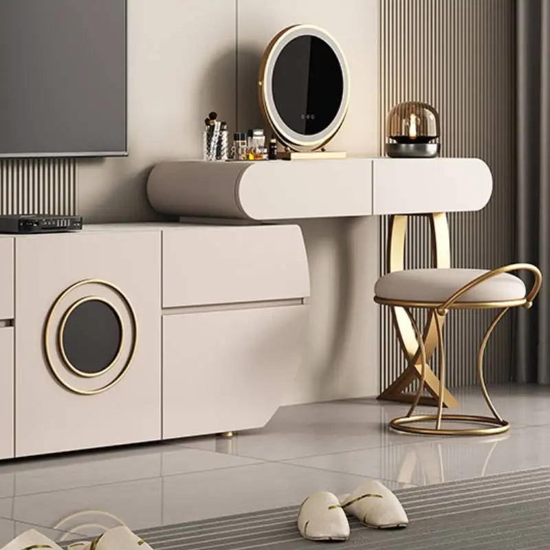 Premium Vanity Dressing Table Full Set Luxury Mirror