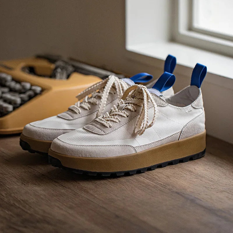 Mens Vintage Jogging Shoes for Men Casua Wear Sneakers