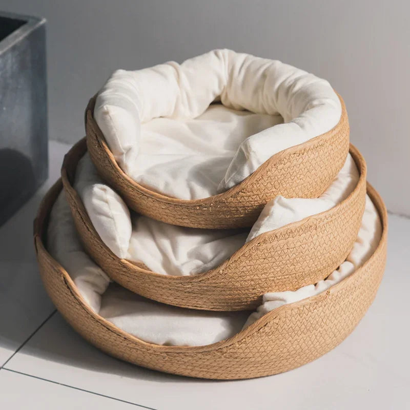 New Four Season Cozy Nest Baskets Cat Kennel Dog Beds Waterproof