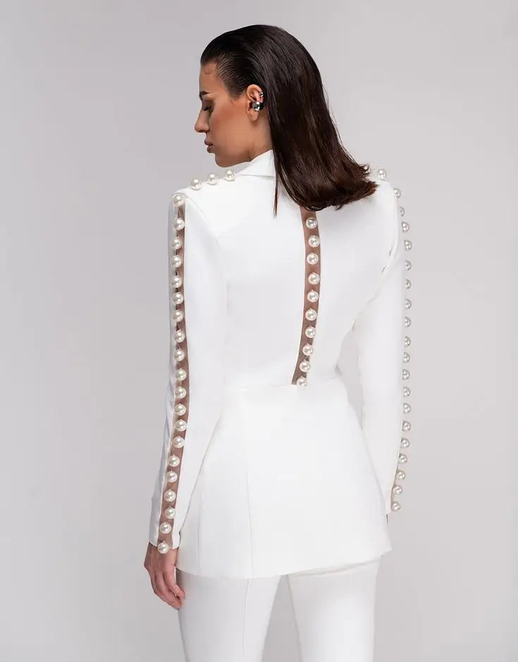 New Tailored 2 Pc Women Suits Blazer with Pants