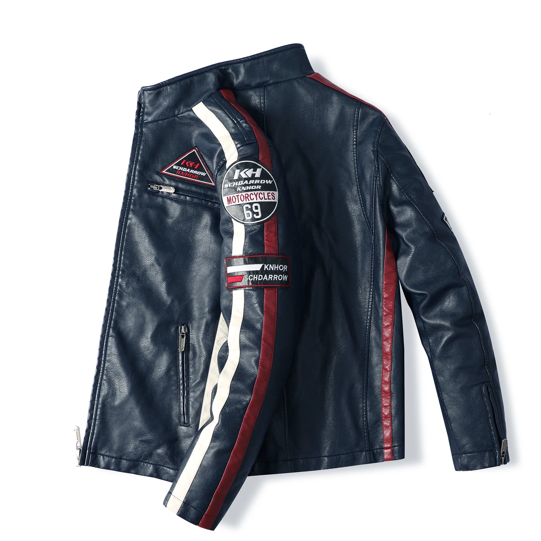 Mens Motorcycle Racing  Leather Jacket