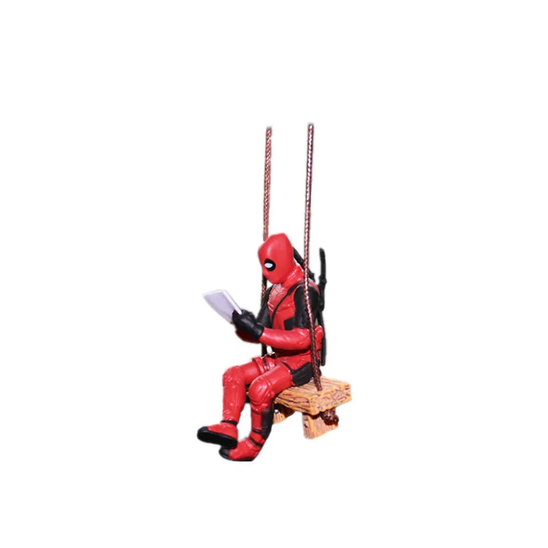 Stylish Deadpool 2 Action Figure Marvel X-Men Swing Posture Anime Doll Car Charm Decoration PVC Collection Figurine Kids Toys