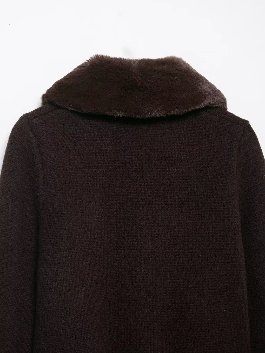 New Fur Collar Kintted Cardigan Women Casual Sweater