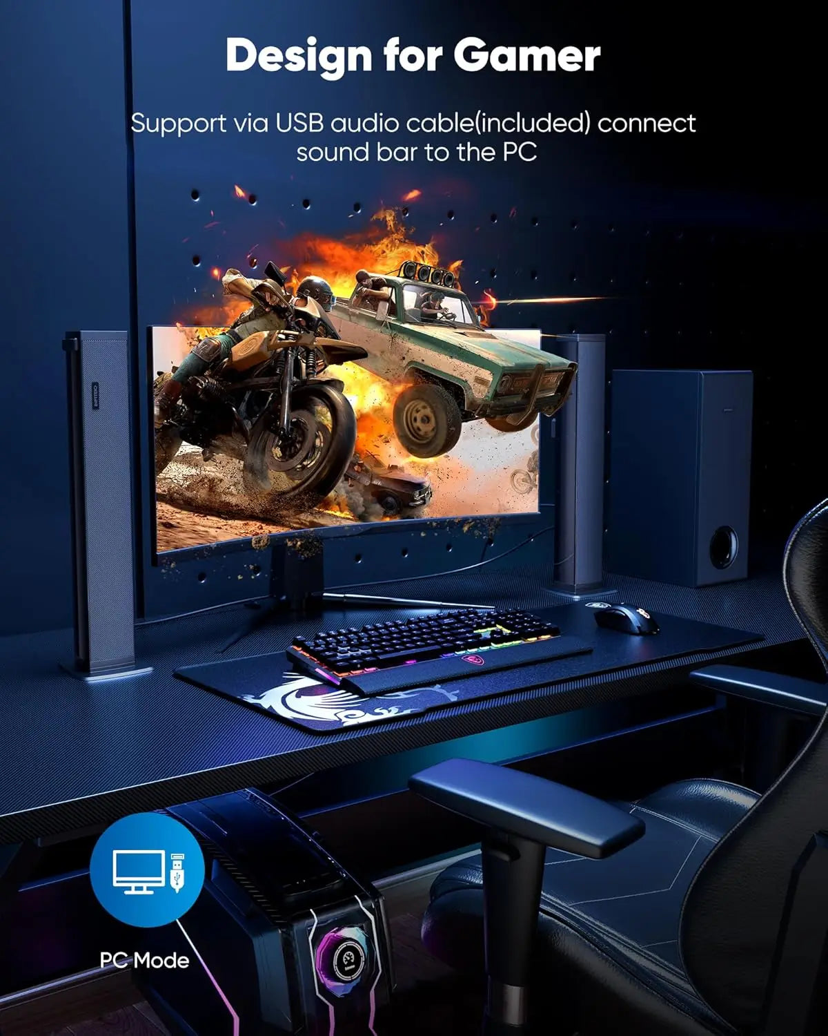 High Tech Smart Speaker 4 Smart TV , Gaming , Music Party 