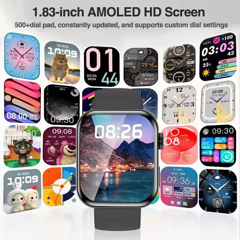 New Mens Smart GPS Watch BT Call Sports Watch