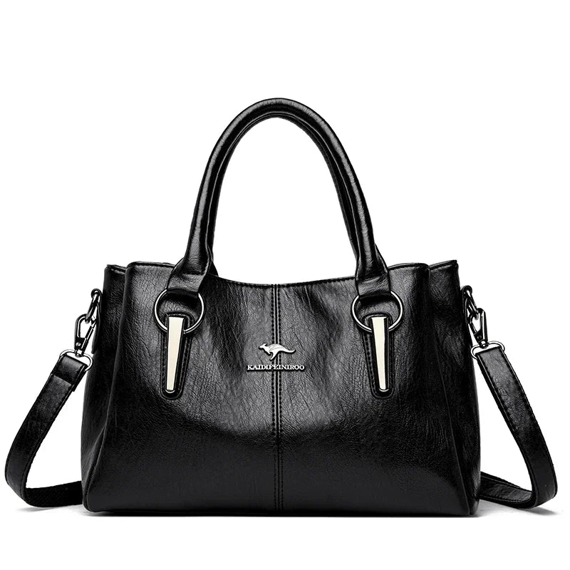 Fusion Soft Leather Luxury Handbag Designer High-Capacity Ladies Crossbody Hand Bags for Modern Women