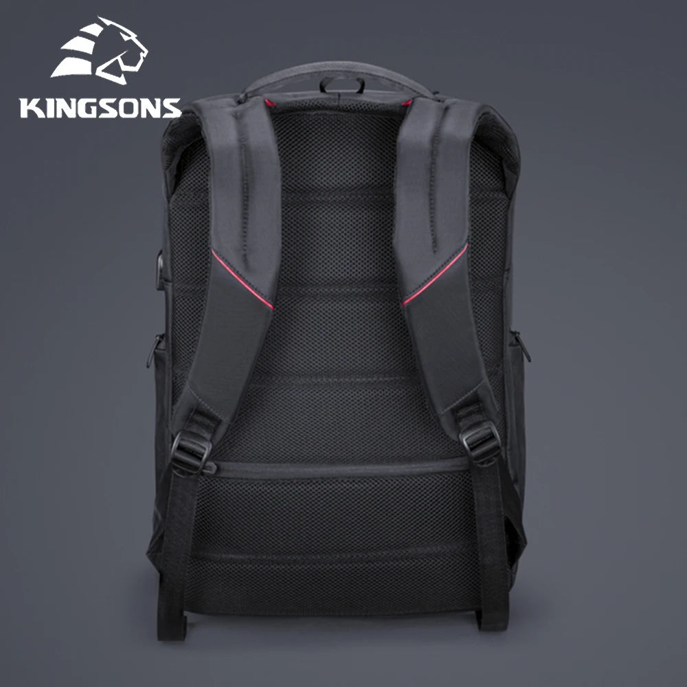 Elite Waterproof Laptop Backpack Multi-Layer Anti-Theft Travel Backpack External USB Charging 