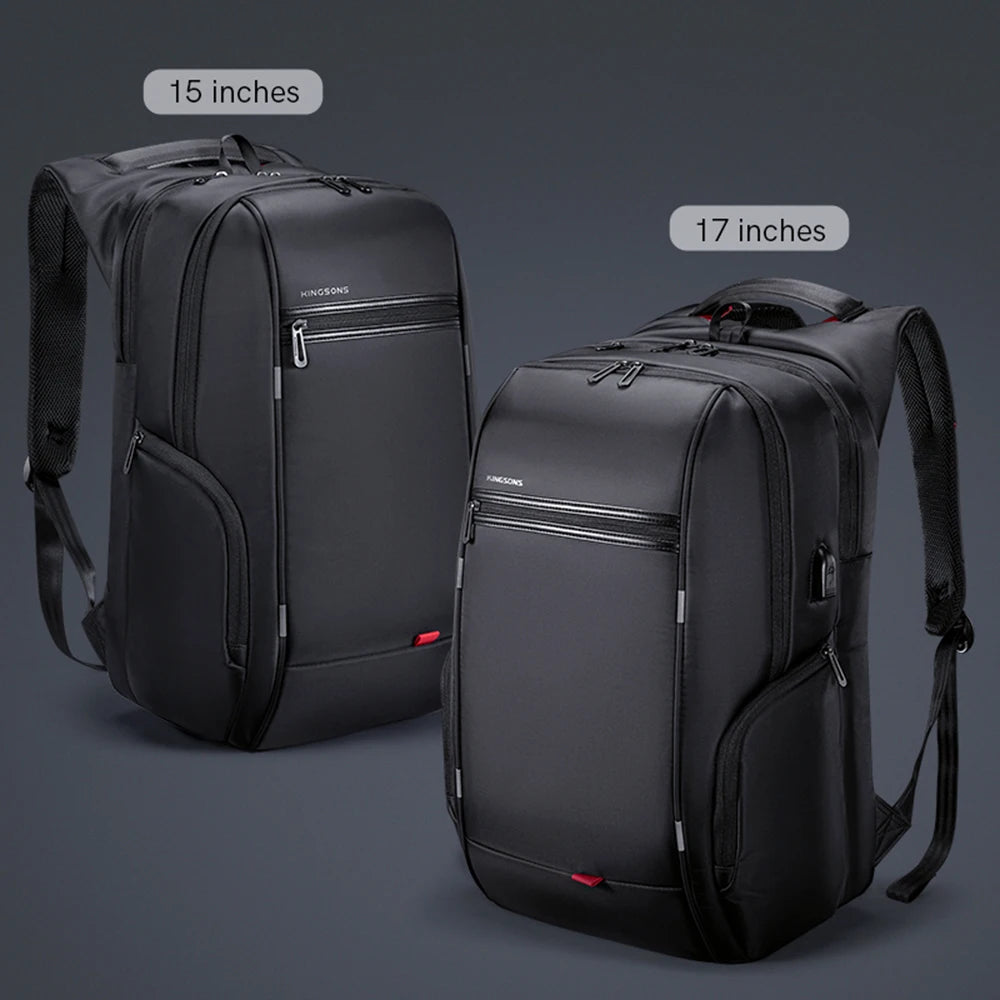 Elite Waterproof Laptop Backpack Multi-Layer Anti-Theft Travel Backpack External USB Charging 