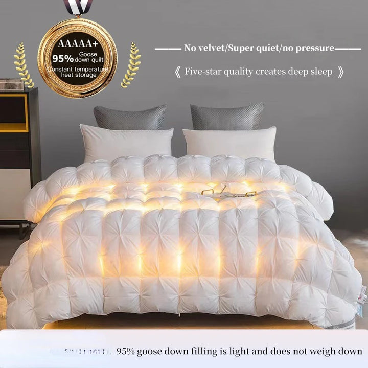 Ultra-Premium 100% White Goose Comforter— Hotel Luxury Duvet