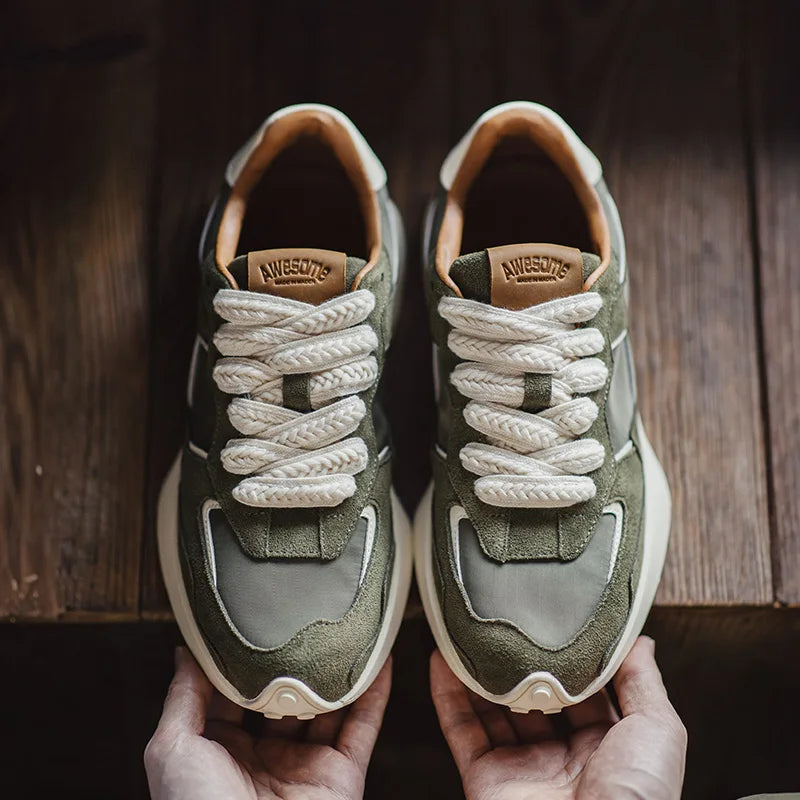 2024 Fall New Sports Jogging Sneakers for Men Versatile Casual Shoes Comfortable Breathable Casual Sneakers Rubber Sole