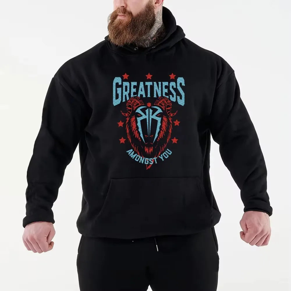 New Designed Autumn Winter New Hot Famous Wrestler Roman Reigns Hoodie StreetWear