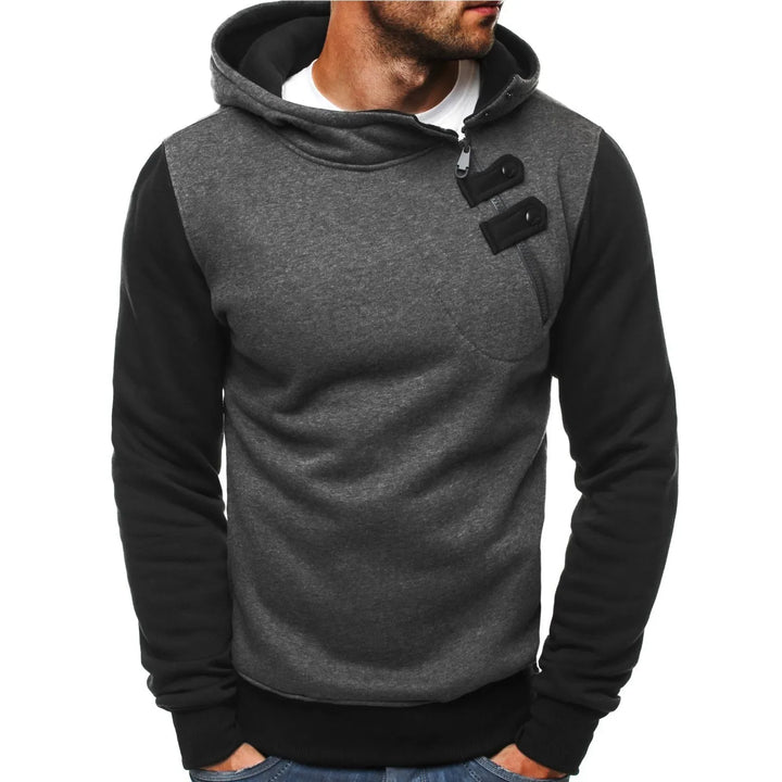 Spring and Fall Men'S Fashion Sweatshirt Long Sleeve Hoodie Hooded Jacket