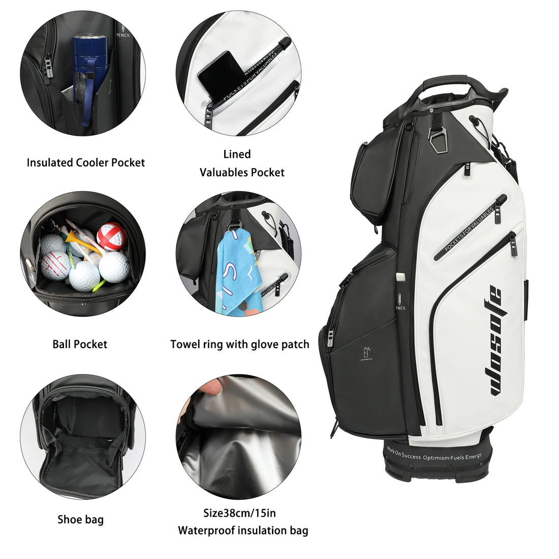 Modern Waterproof Nylon High Quality Golf Bag