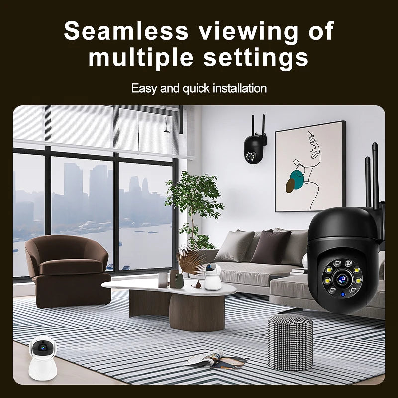 New HD Wireless Wifi Indoor Security Camera with Night Vision Tracking (Only Gift Product)