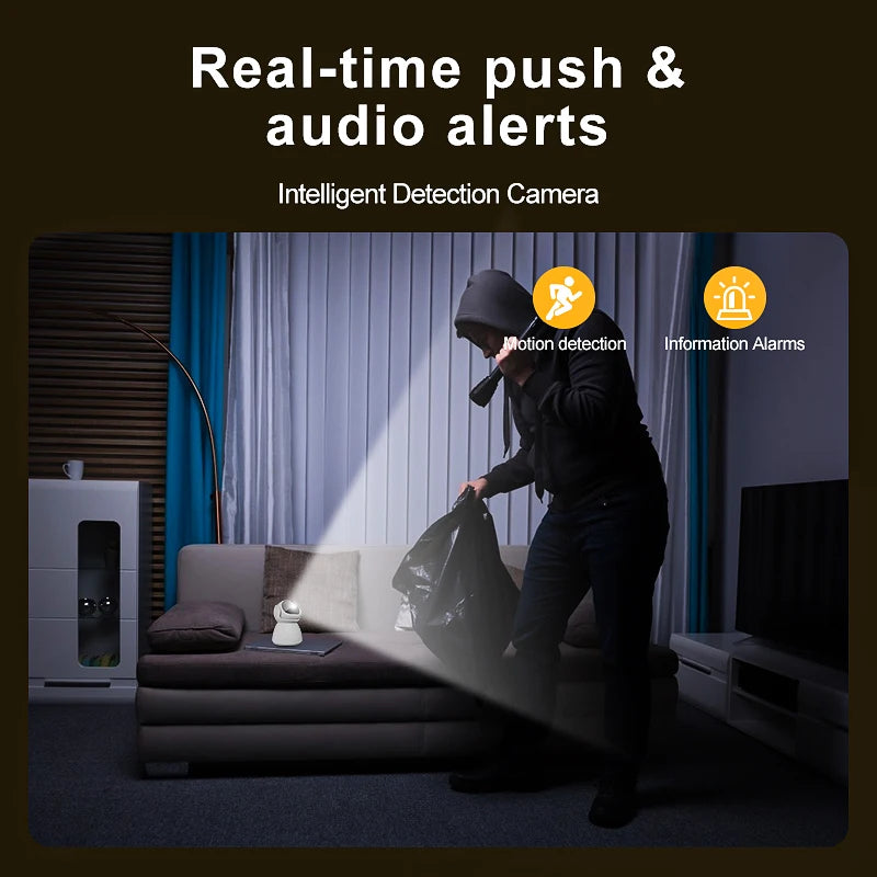 New HD Wireless Wifi Indoor Security Camera with Night Vision Tracking (Only Gift Product)