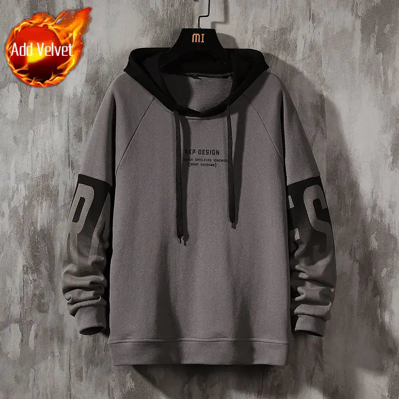 Male Clothes Hooded Green Loose Sweatshirt for Men Hoodies Fleeced Pastel Color Designer Sweat Shirt High Quality Streetwear S